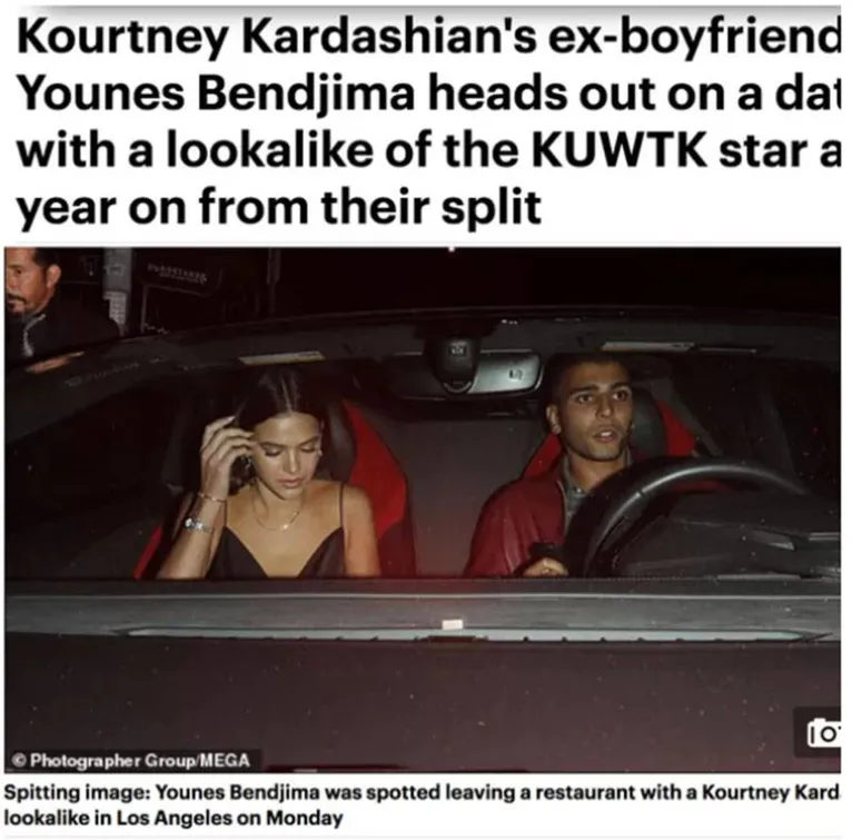 Bruna Marquezinhe é flagrada com ex de Kourtney Kardashian