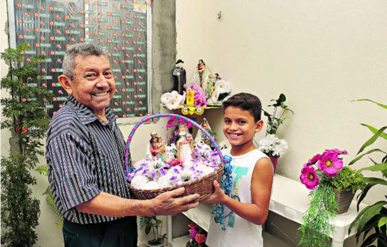 Uma visita que é muito aguardada pelos moradores

