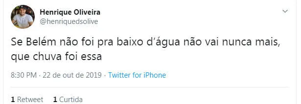 Ruas alagadas, trânsito intenso e muita reclamação após chuva torrencial em Belém