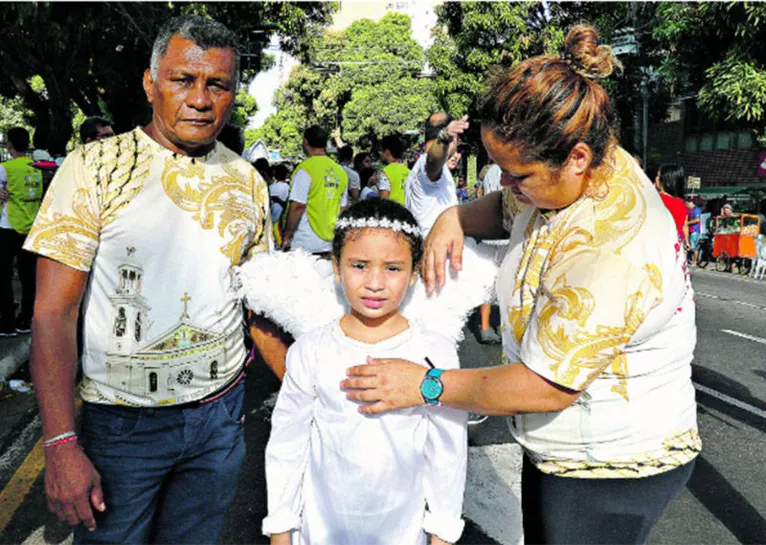 Nazareno, Maria de Nazaré e Bia