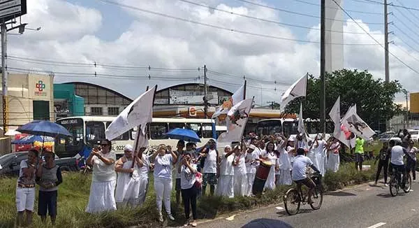 Grupo homenageia Nossa Senhora de Nazaré. 