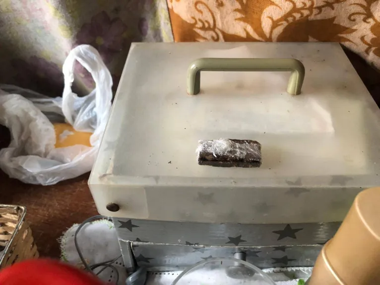 Com ela foi encontrado maconha, $590 reais em dinheiro fracionado e um celular.