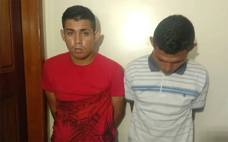 A PM conseguiu efetuar a prisão dos dois criminosos.