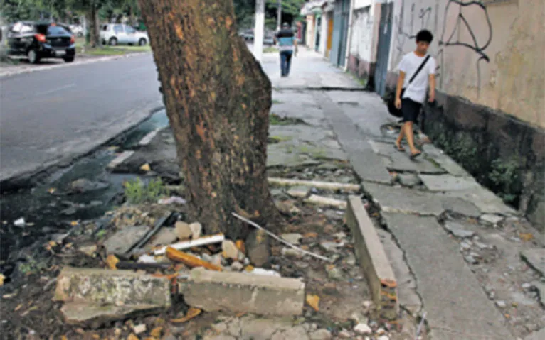 Belém é a capital com a pior média em estudo sobre calçadas