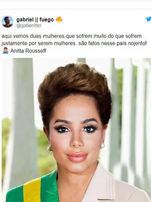 Anitta é comparada a Dilma Rousseff após desabafo sobre Amazônia