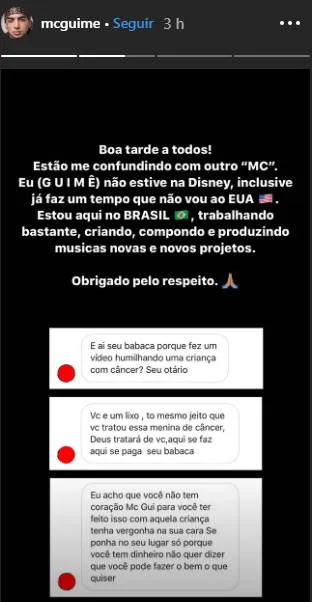 MC Guimê é bombardeado na web ao ser confundido com MC Gui 