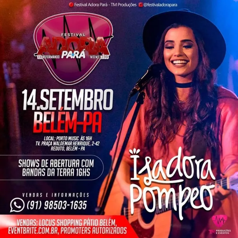 'Festival Adora Pará' traz grandes nomes da música paraense e nacional 