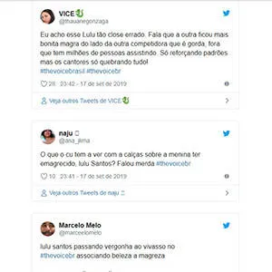 Lulu Santos faz comentário gordofóbico e acaba recebendo críticas na web
