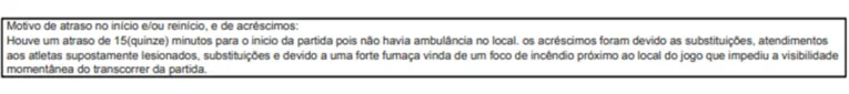 Incêndio atinge floresta e paralisa jogo da Série C do Brasileiro. Veja o vídeo!
