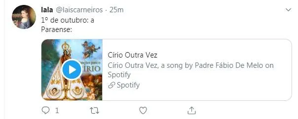 Paraenses
comemoram a chegada de outubro com memes