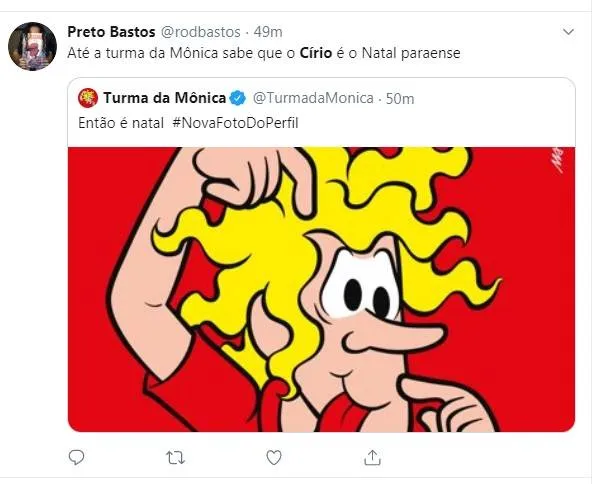 Paraenses
comemoram a chegada de outubro com memes