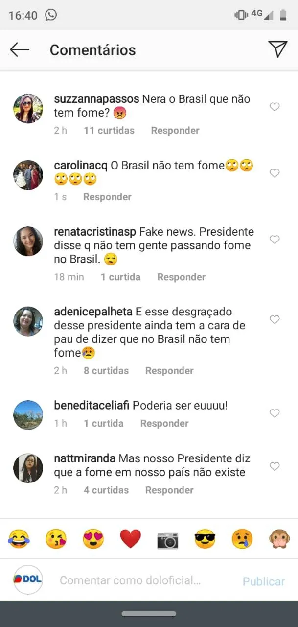 Internautas criticam Bolsonaro em foto de artista paraense