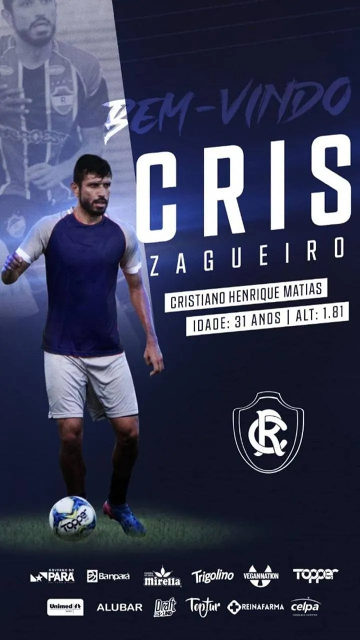 Clube do Remo anuncia nova contratação para a zaga