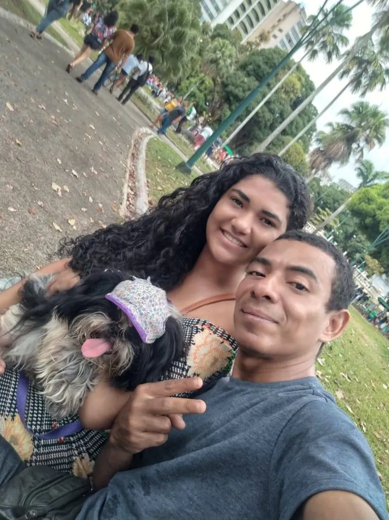 O animal é o xodó da família. 