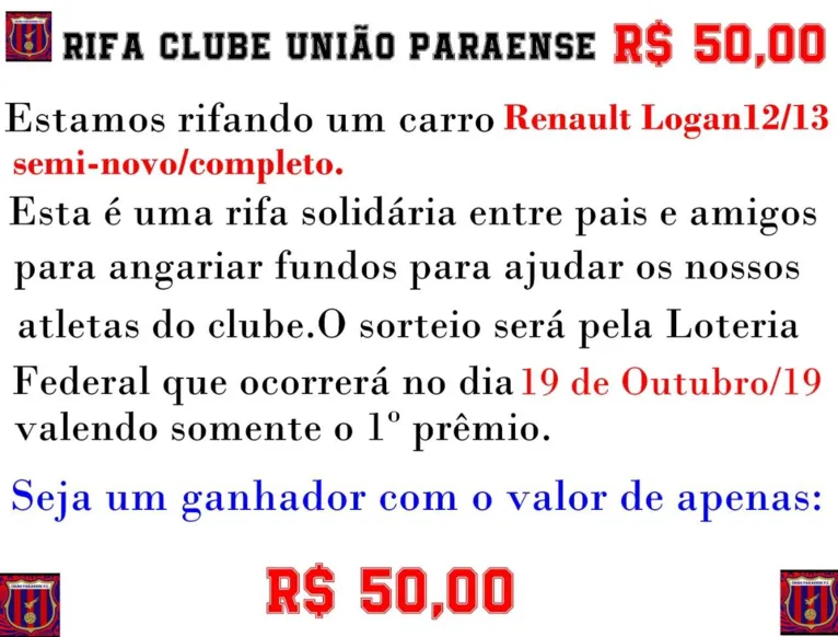 Veja como ajudar mais de 600 jovens do União Paraense Futebol Clube
