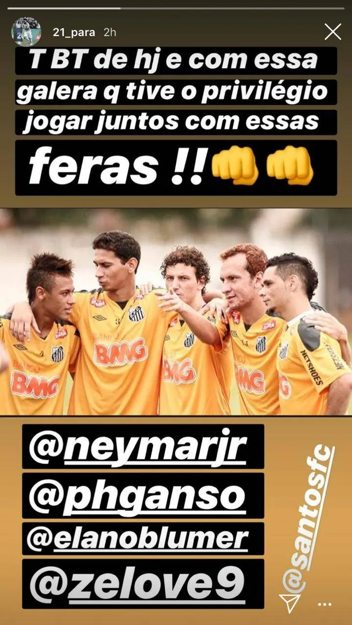 Neymar, Ganso e cia, Pará usa 'tbt' para recordar "Meninos da Vila"