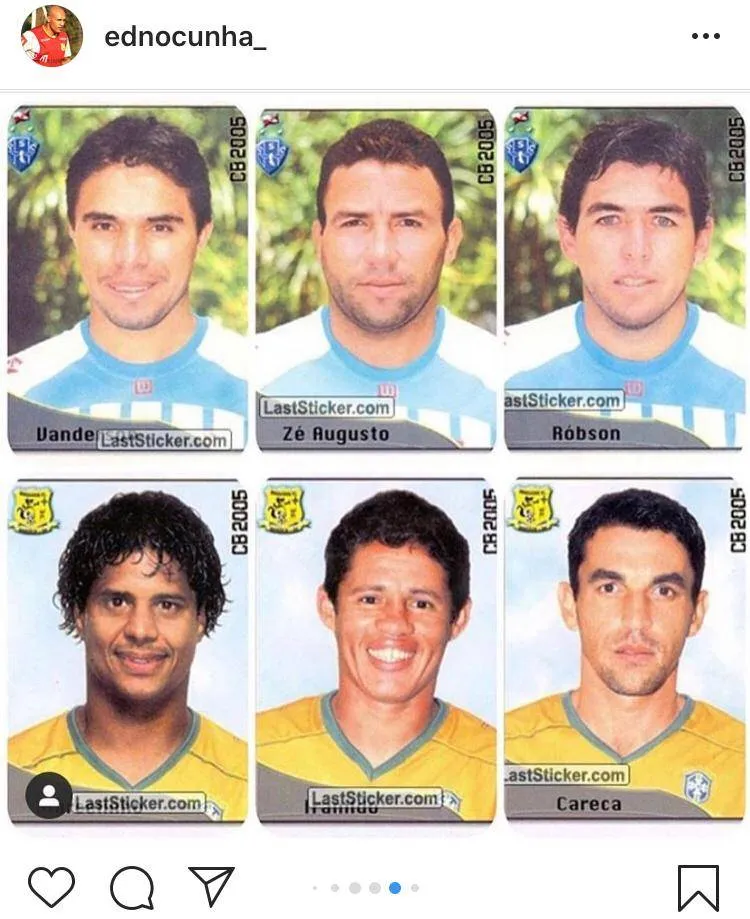 Atacante ex-Remo posta fotos com craques do Paysandu na web