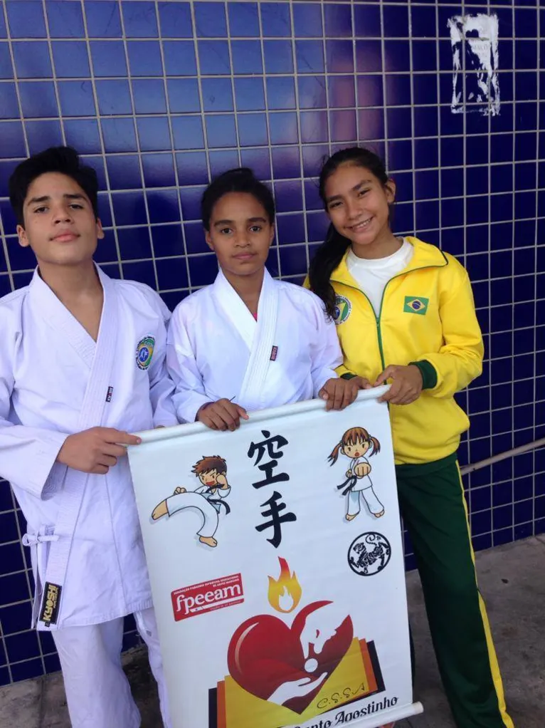 Dupla paraense conquista vice-mundial de karatê no ano de estreia