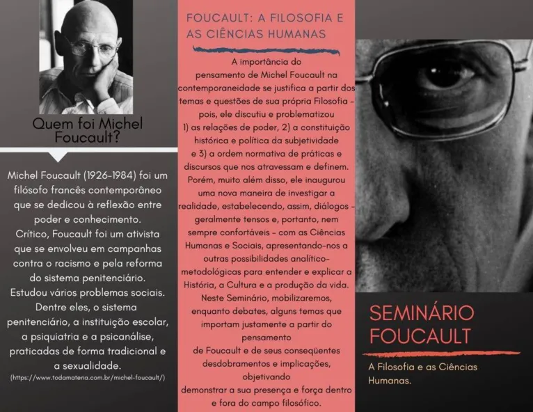 Seminário em Belém discute sobre pensamento do filósofo Michel Foucault