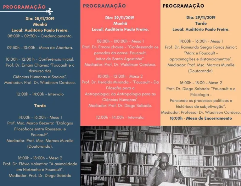 Seminário em Belém discute sobre pensamento do filósofo Michel Foucault