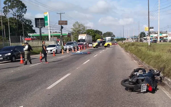 Motociclista foi identificado como Rubenilson Santos da Silva, de 38 anos.