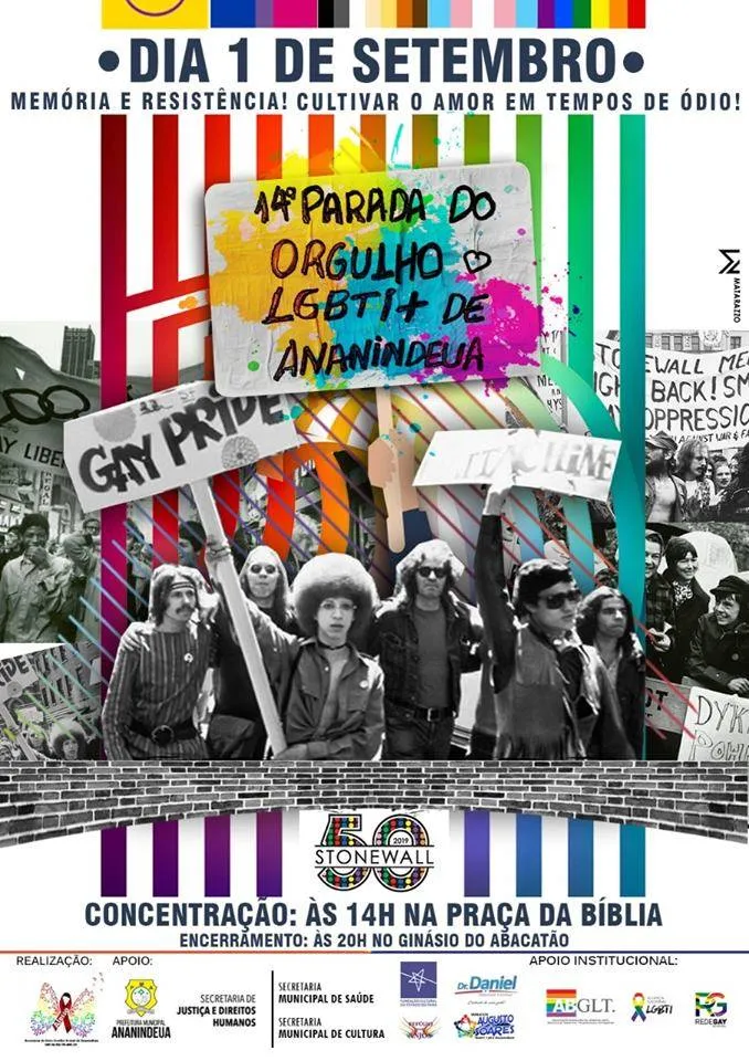 Ananindeua
realiza 14ª Parada do Orgulho LGBTI+ neste domingo (1º)