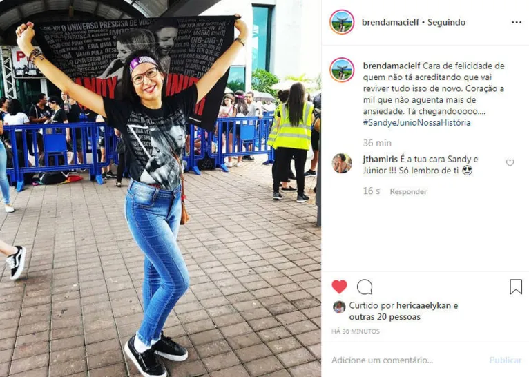 Sandy e Junior: fãs já fazem fila. Veja as orientações para entrar no show!