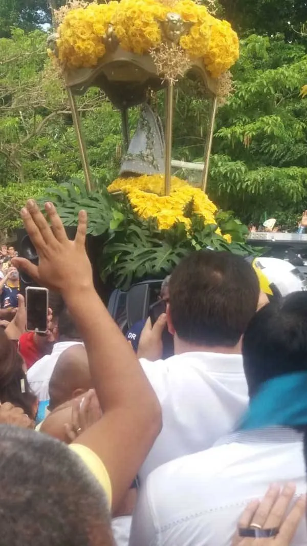 Imagem Peregrina foi recebida com uma grande homenagem pela RBA. 