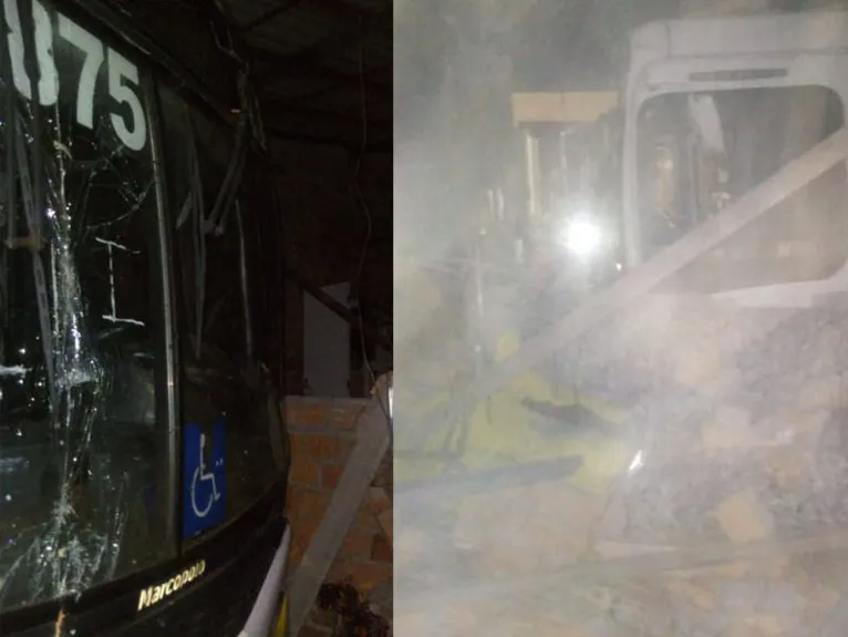 Ônibus invade e destrói casa em Icoaraci. Veja o vídeo!