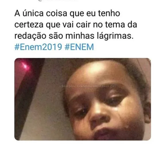 Memes de show dos atrasados surgem durante o exame 