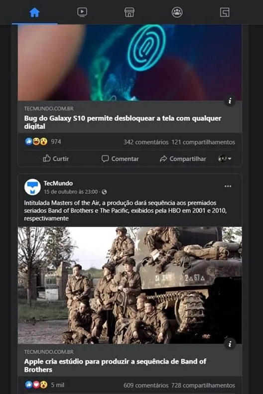 Facebook disponibiliza Modo Escuro para usuários. Veja como fica!