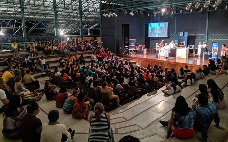 O festival ocorreu no Parque da Residência em Belém