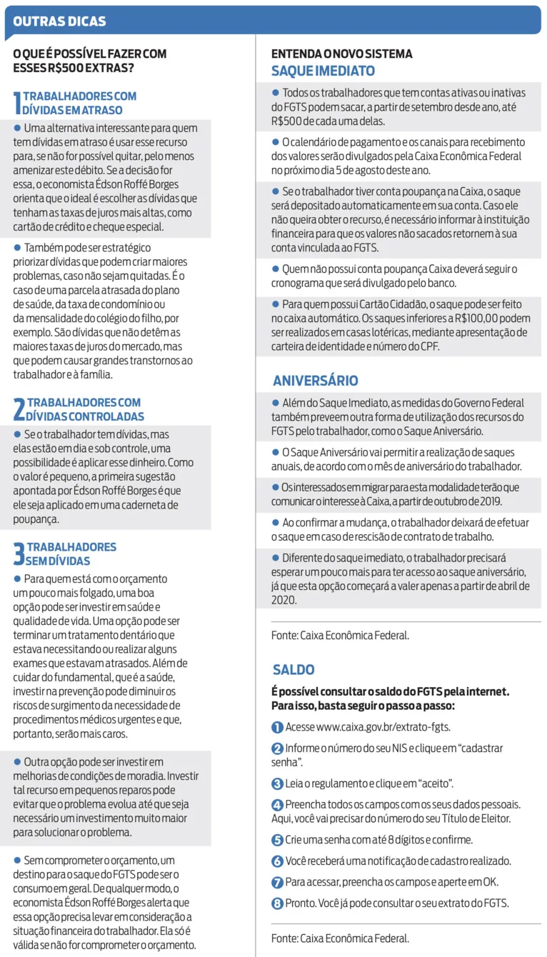 Quer saber quanto você tem direito a sacar de FGTS? Clique aqui!