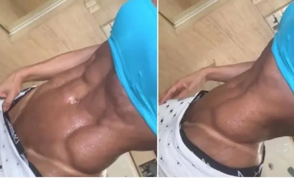 Gracyanne
Barbosa mostra mais que devia durante treino