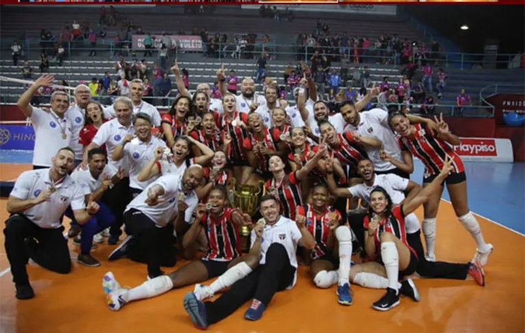 Com 'atuação de gala', paraense é campeã de vôlei com o São Paulo