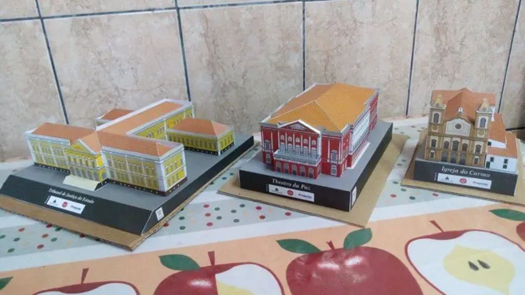 Jonathan coleciona também as peças do Maquetes Belém, lançadas este ano