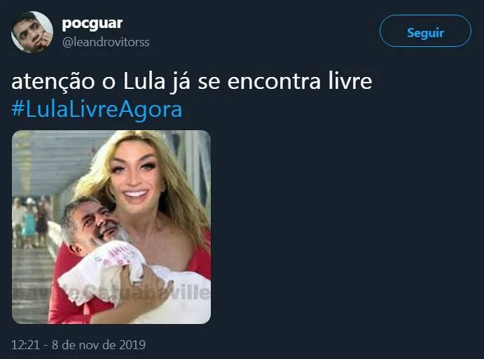 Internautas criam e se divertem com memes após soltura de Lula 