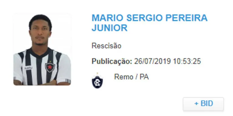 Remo anuncia saída de atacante do elenco 