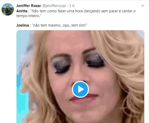 'Joelma faz melhor', disparam internautas após suposto playback de Anitta