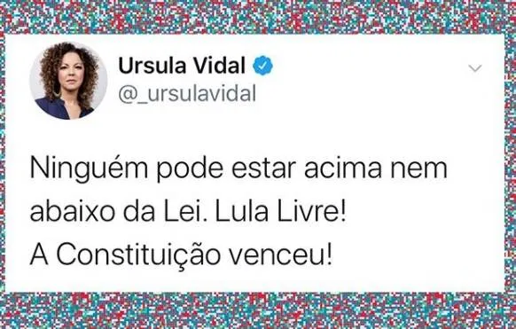 Paraenses comemoram em São Brás a saída do ex-presidente Lula da prisão