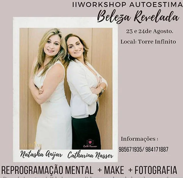Workshop tem como público-alvo, homens e mulheres de todas as idades. 