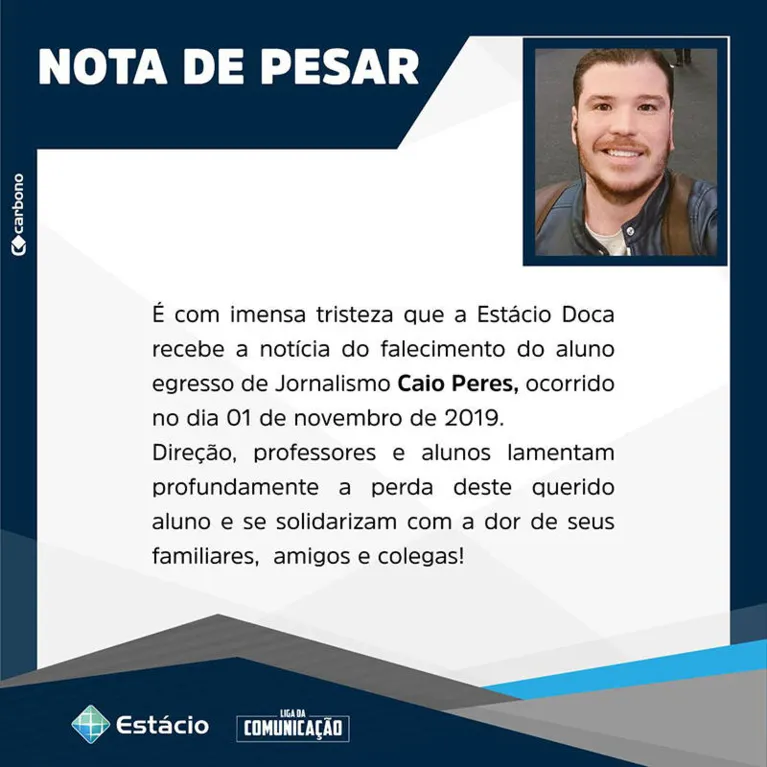 Jornalista do DOL morre aos 26 anos