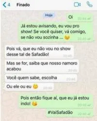 Fã de Wesley Safadão termina namoro para ir ao show do ídolo e história viraliza