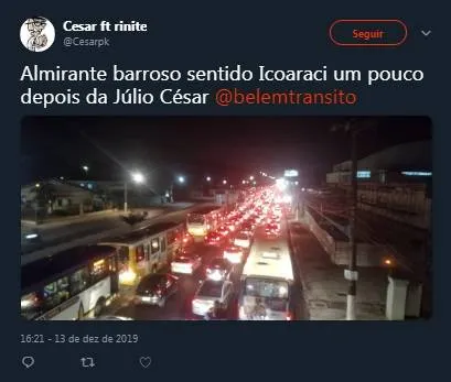 Asfaltamento deixa trânsito parado na avenida Almirante Barroso