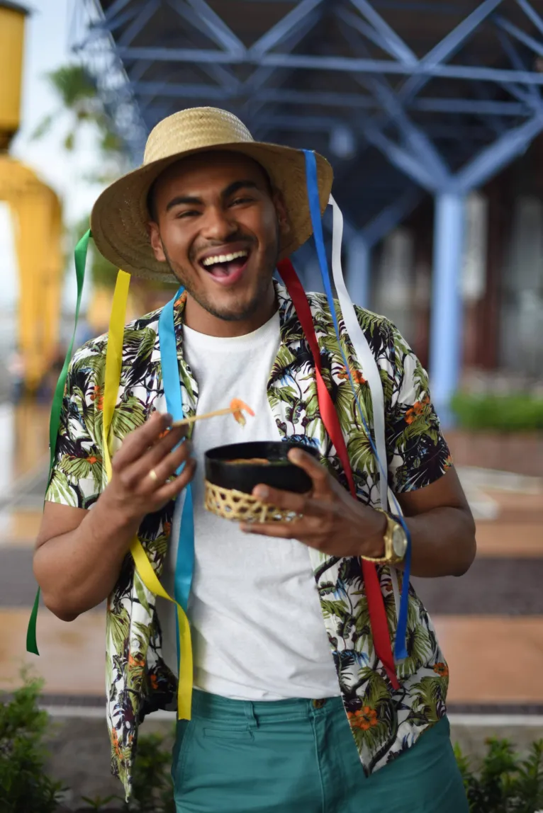 De férias em Belém, Anderson busca parcerias para projeto sobre gastronomia paraense em seus perfis no YouTube e no Instagram