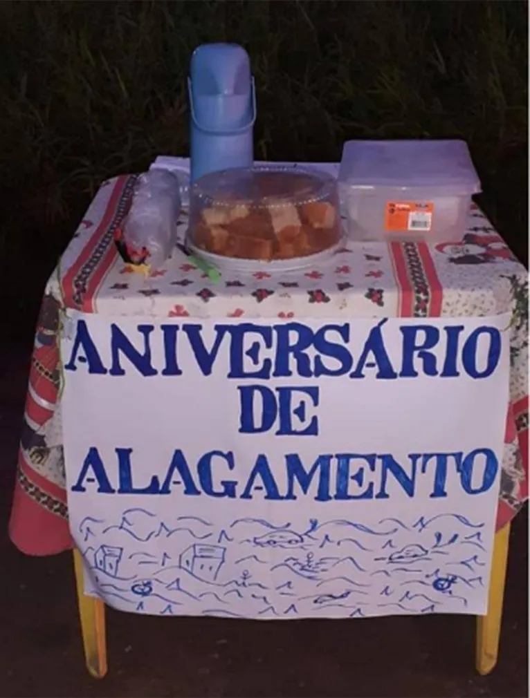 Mesa para café da manhã tem Zenaldo como convidado.