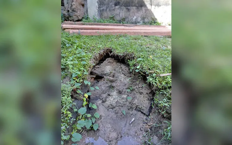 Descaso e cratera: moradores denunciam falta de saneamento em bairro de Belém