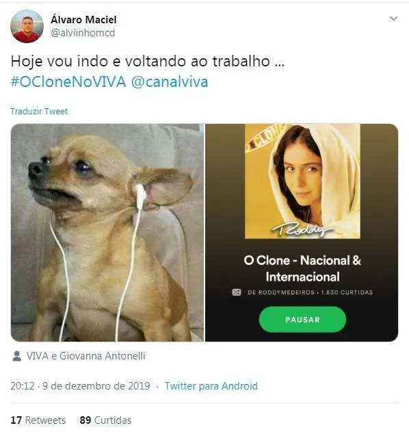 Reestreia de
"O Clone" agita a web. Veja os memes