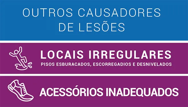 Não pratique atividades físicas sem orientação de especialistas! 