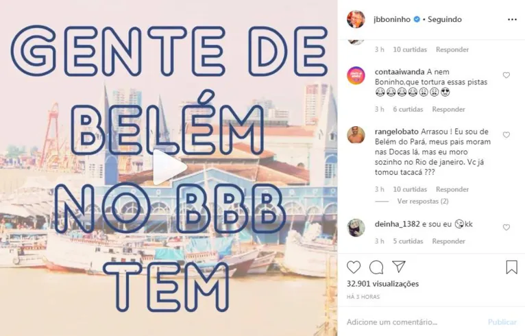 Tem paraense no BBB 20! Boninho anuncia participante de Belém no reality